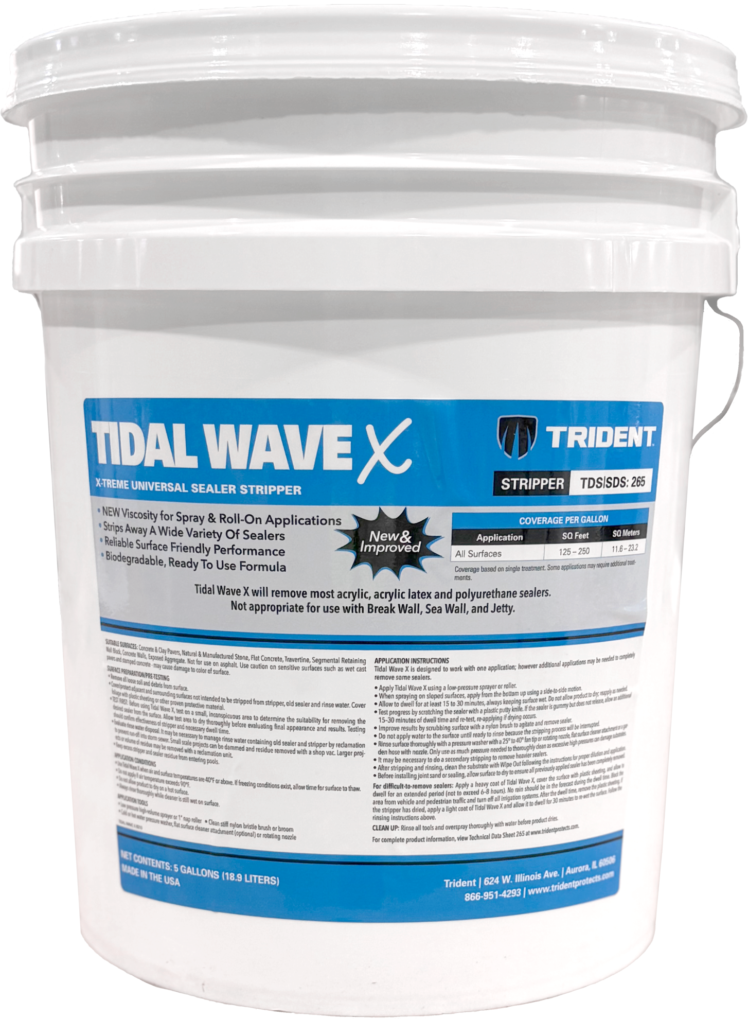 Trident Tidal Wave X sprayable gel sealer and paint stripper