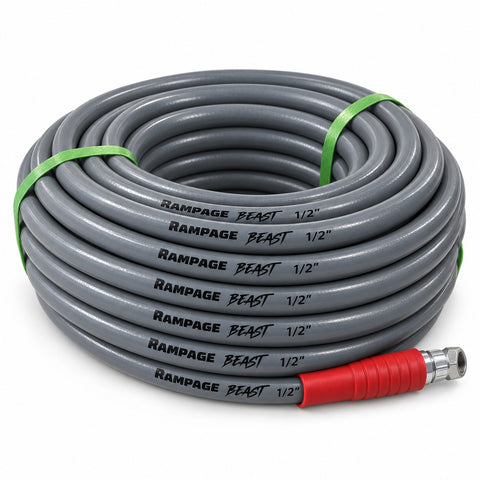 Rampage 1/2" 2 Wire Pressure Washing Hose - main product photo on white background